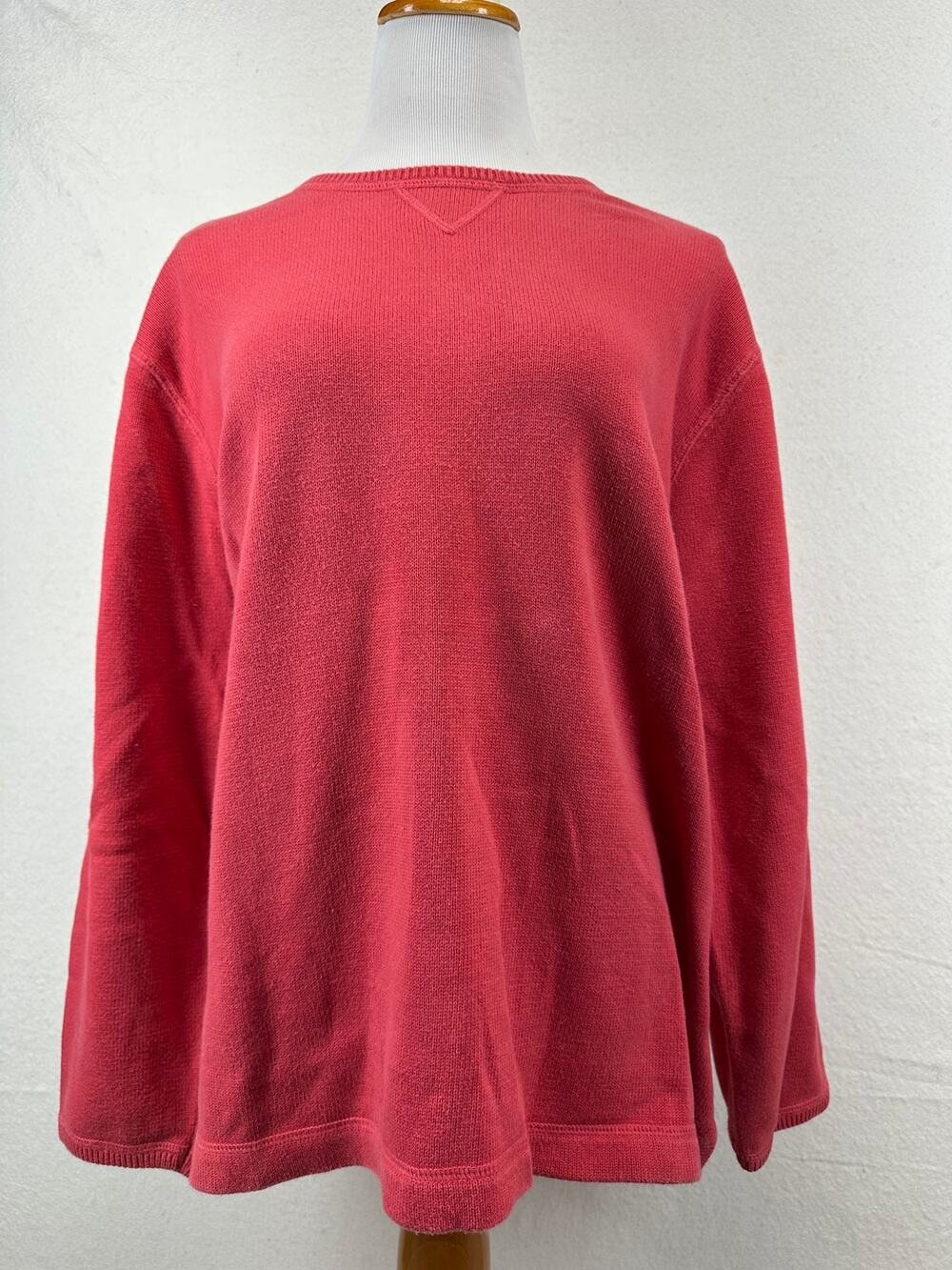 Eddie Bauer Y2K Women's Crewneck 100% Cotton Sweater SZ XL Comfort Heritage